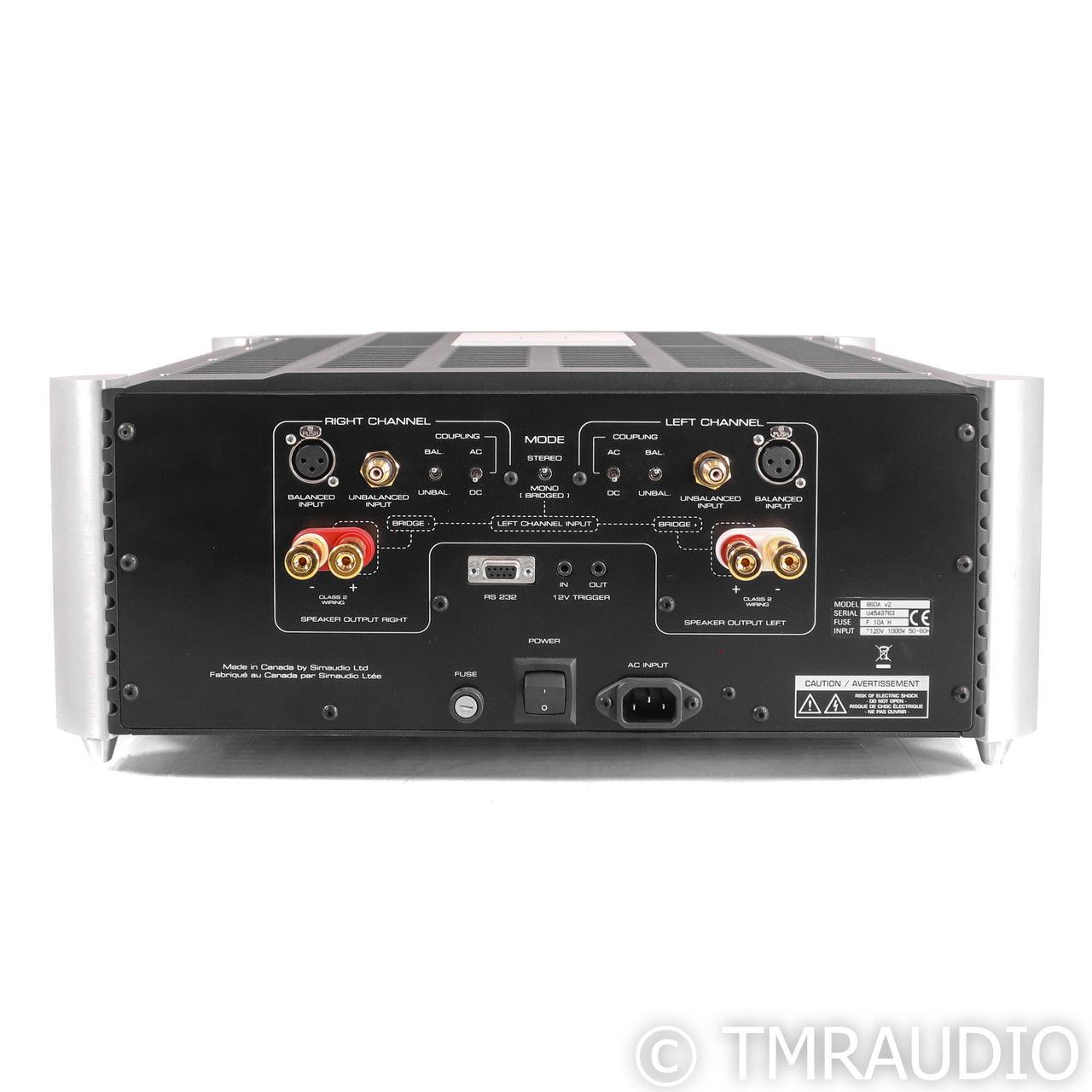 SimAudio Moon 860A v2 Stereo & Mono Power Amplifier (1/... 5