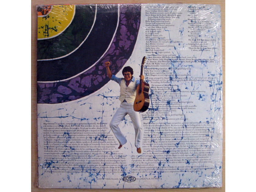 Meg Christian - Face The Music 1977 SEALED VINYL LP Olivia Records LF913