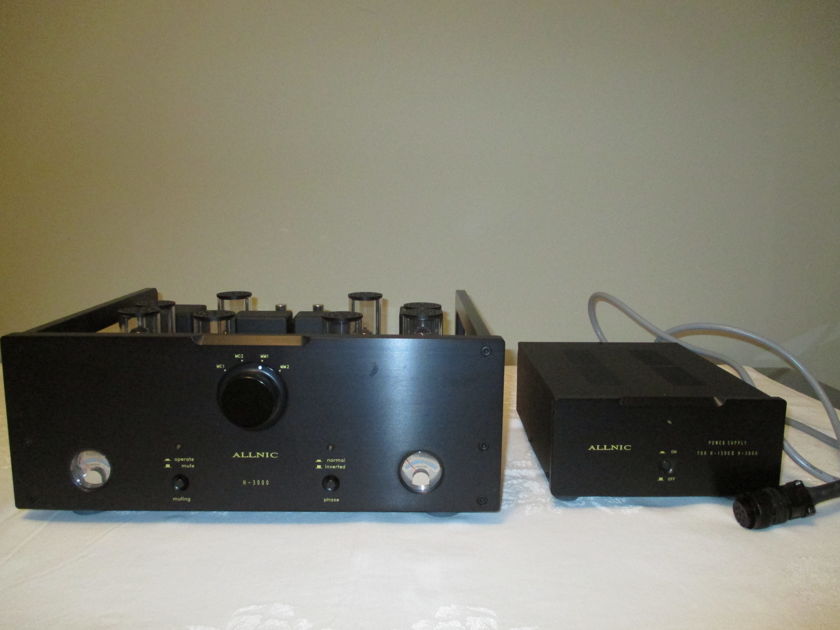 Allnic Audio H-3000 w/Power Supply & Power Cord - 120V AC. (See description).