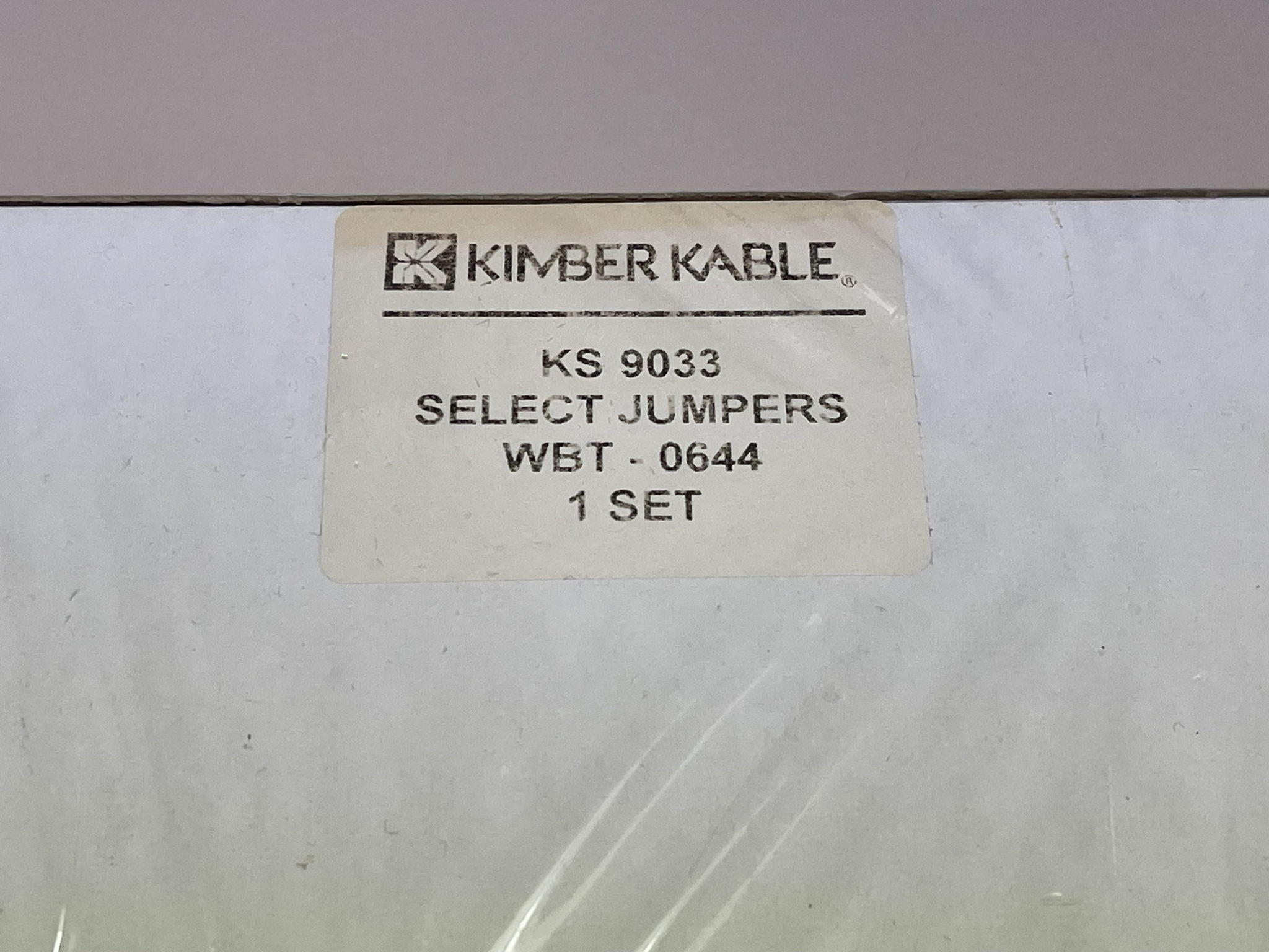 Kimber Kable KS 9033 speaker Jumpers 7