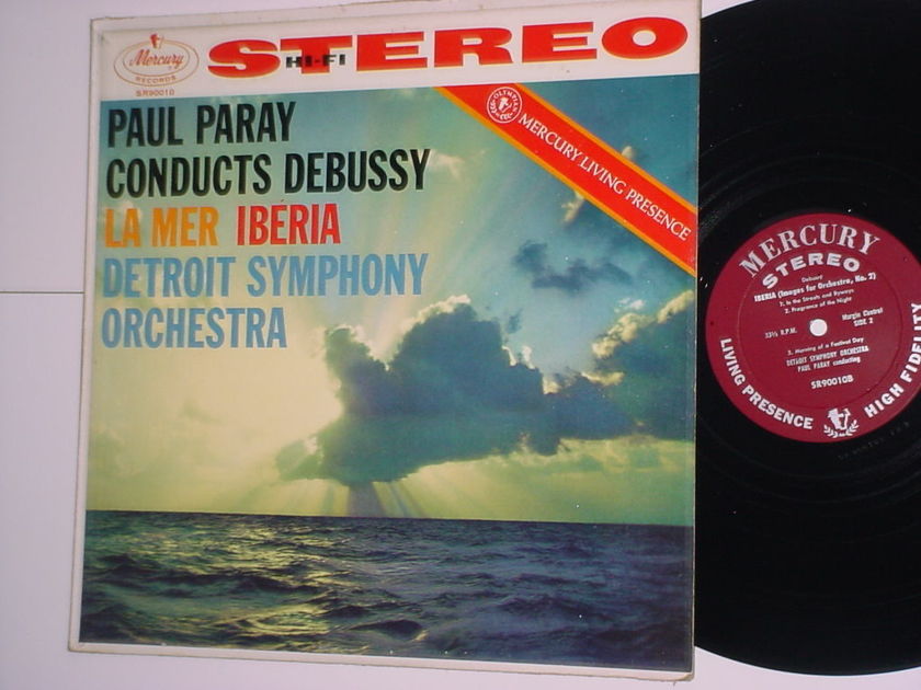 Mercury Living Presence SR90010 lp record PAUL PARAY Debussy La Mer Iberia detroit symphony SEE ADD FR2/FR3