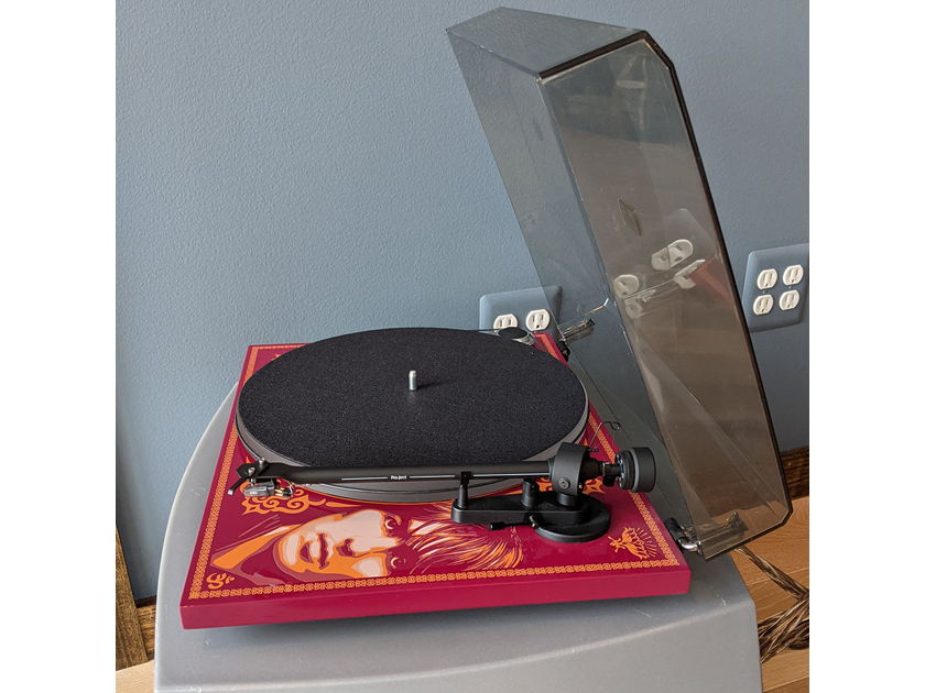 Bandeja de vinil azul Pro-ject Essential Iii Om10 Special Edition