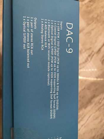 REDUCED! NuPrime DAC-9 Mint Condition