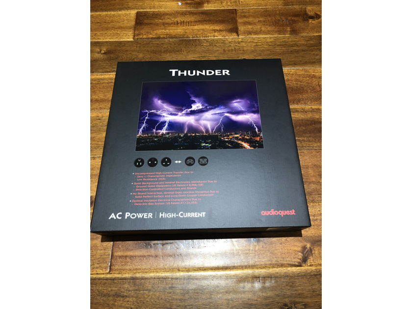 AudioQuest Thunder power cord 15A  2m BRAND NEW in STOCK Ready to ship