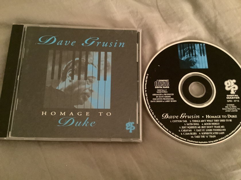 Dave Grusin GRP Records CD  Homage To Duke