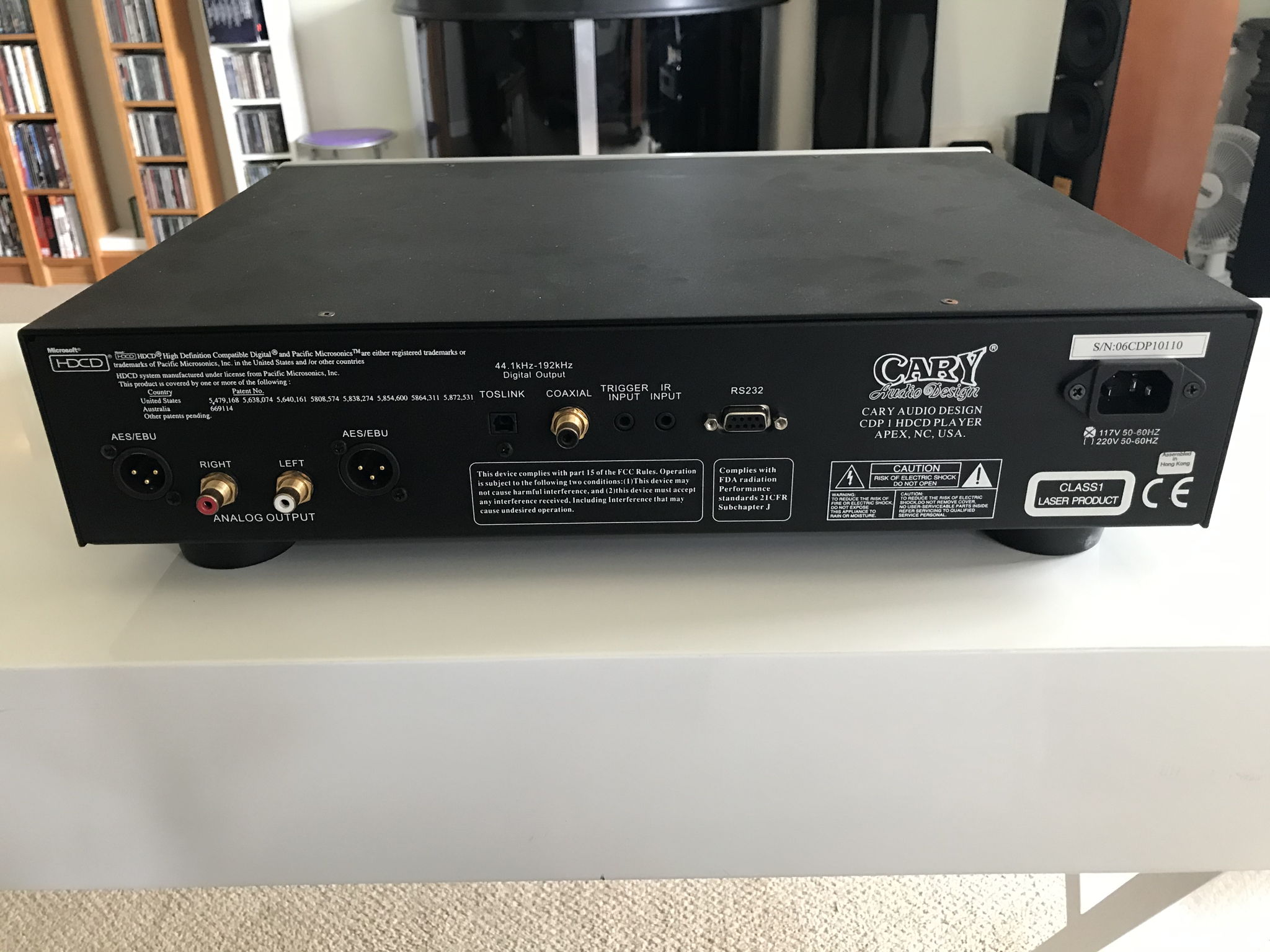 Cary Audio CDP-1 HDCD CD Player 6
