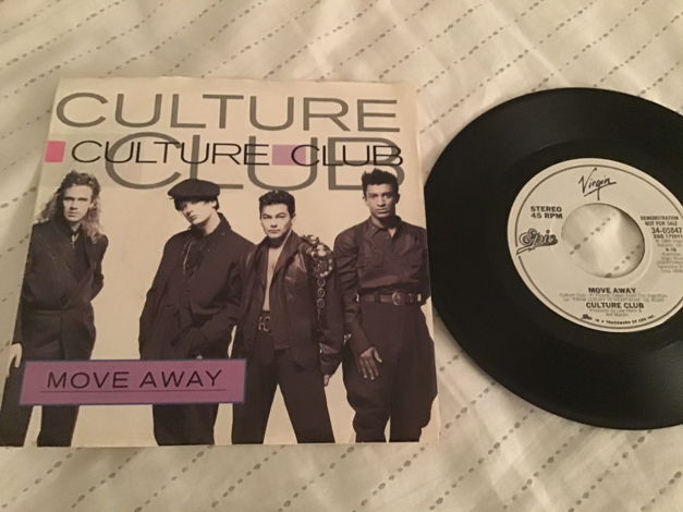 Culture Club Move Away Promo 45 With Picture Sleeve