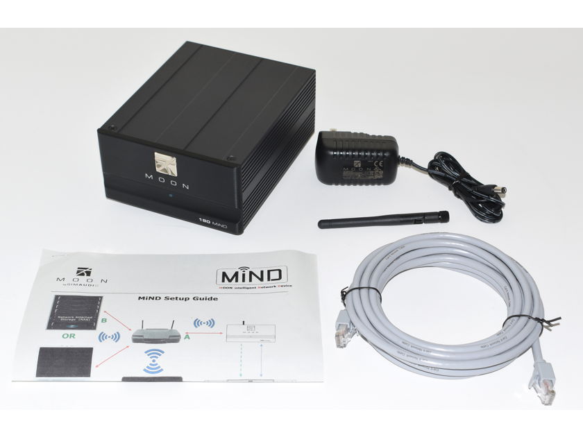Simaudio Moon 180 MIND Digital Music Audio Streamer Module Network Player (Toslink, SPDIF on RCA, AES/EBU on XLR)