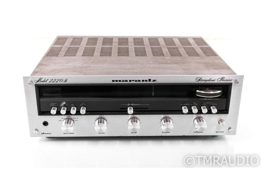 Marantz Model 2220B Vintage AM / FM Stereo Receiver; 2220-B; MM Phono (24813)