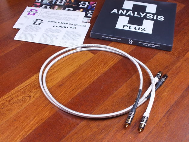Analysis plus Silver Oval-In interconnects RCA 1,0 metr...