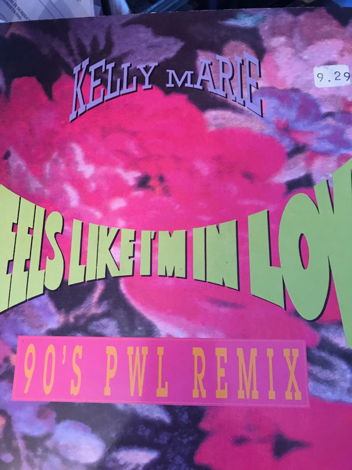 KELLY MARIE 12" SINGLE , FEELS LIKE I,M IN LOVE KELLY M...