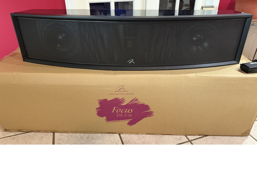 Martin Logan Focus ESL C18 Center Speaker - Gloss Black