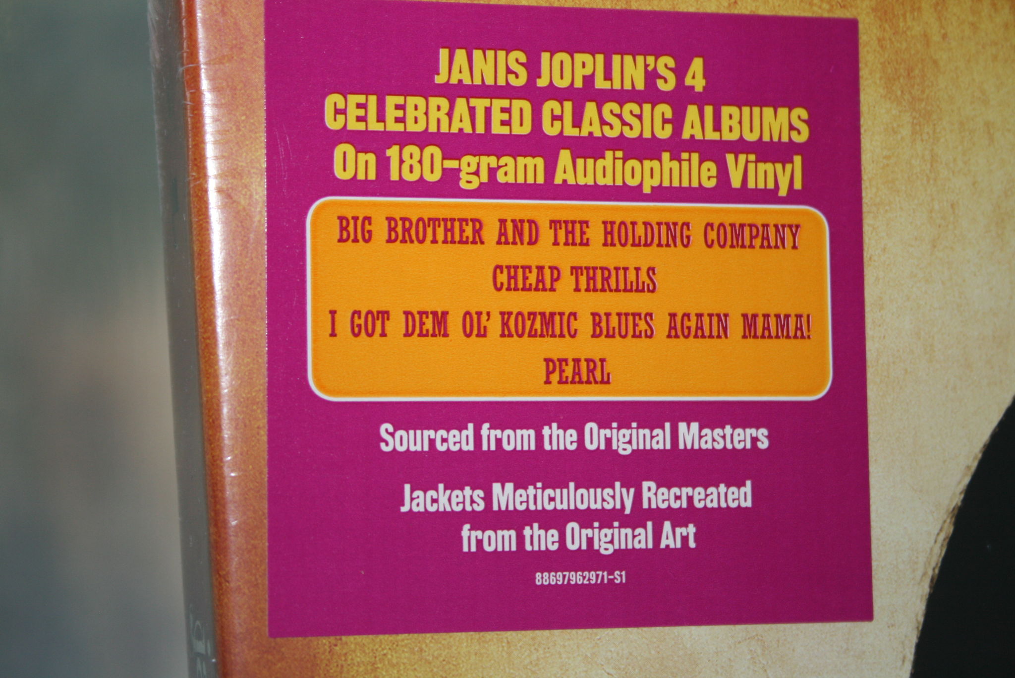 Janis Joplin -  The Classic LP Collection Box Set 3