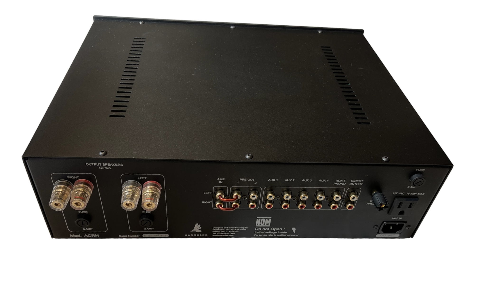 Margules Audio  ACRH 3 Hybrid Integrated Amplifier 2