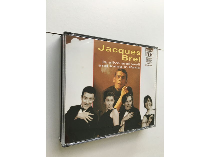 Jacques Brel double cd set original London  Revival cast is alive and well living in Paris