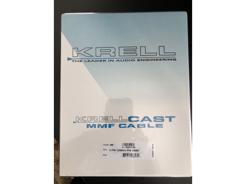 KRELL CAST Cables, Nordost, MMF, 1 Meter Pair - New in Box