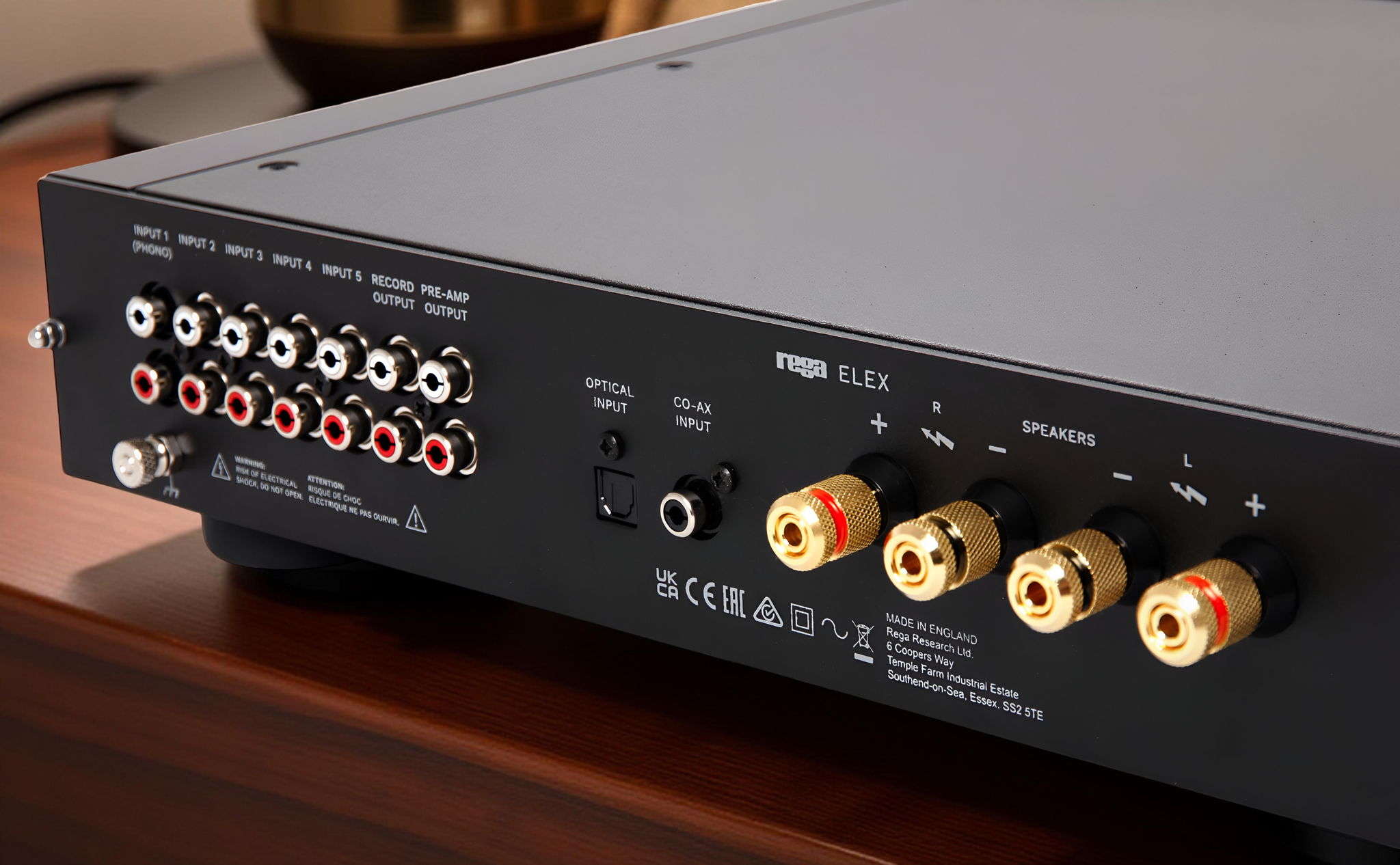 Rega Elex MK4 Award-Winning Integrated Amplifier - Black 7
