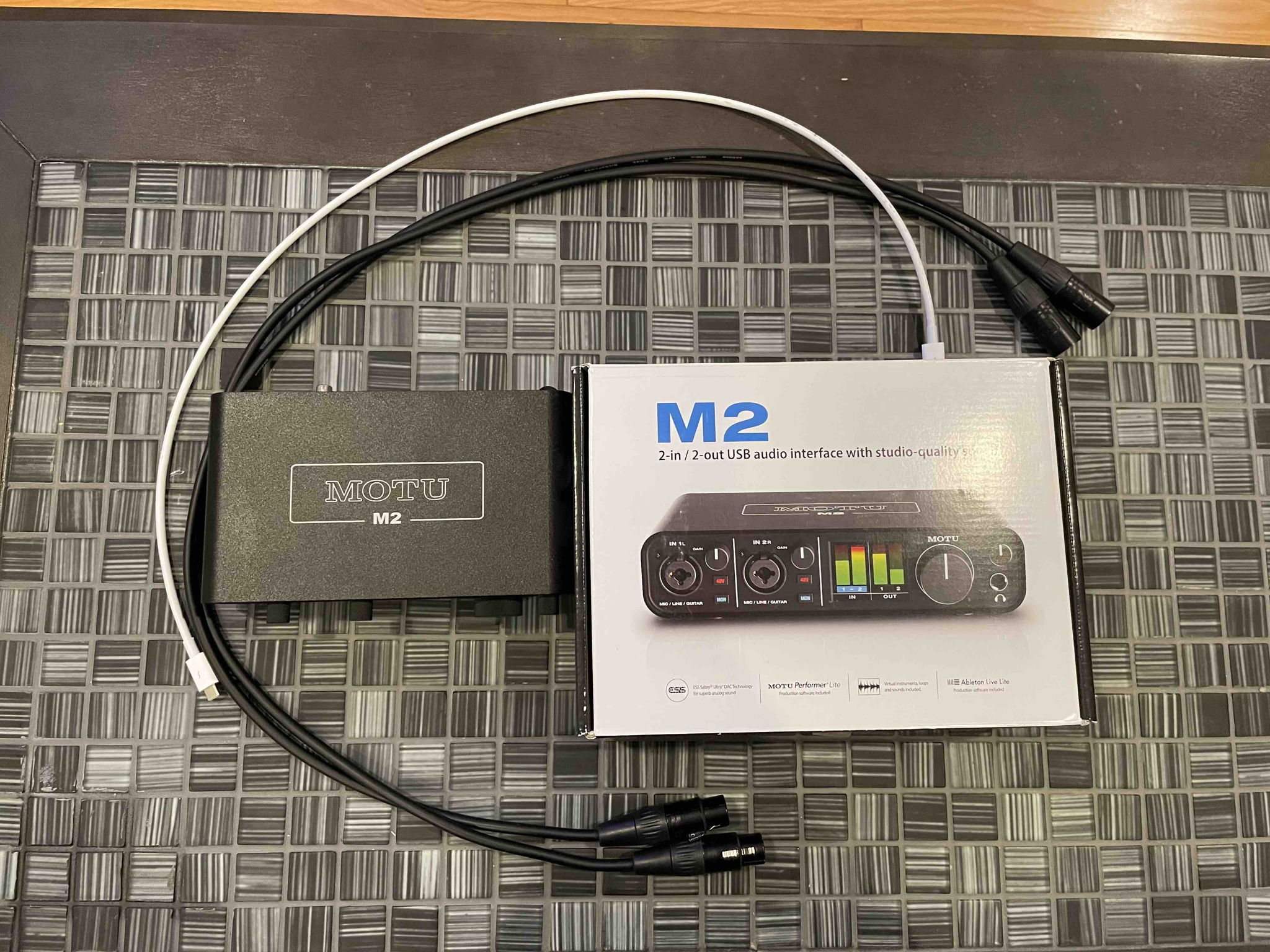 Motu M2 USB-C 2 In 2 Out Audio Interface -... For Sale