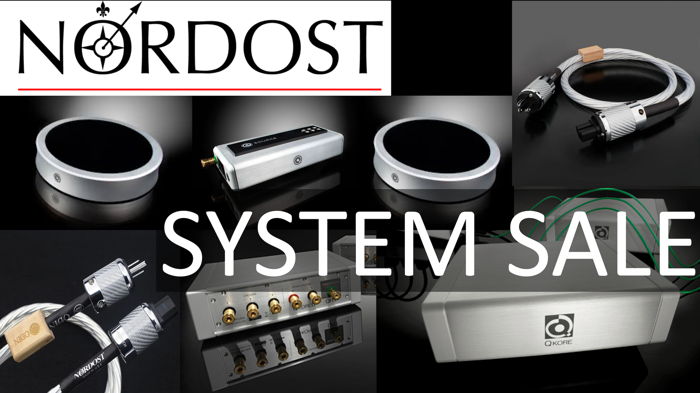 Nordost Odin power cord, Qkore grounding and QSource li...