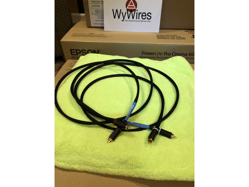 WyWires, LLC Blue Series Interconnect Cable 1.5 meter RCA NEW LOWER PRICE!