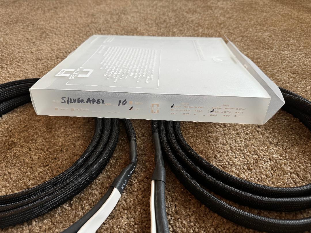 Analysis Plus Inc. Silver Apex Speaker Cables 4