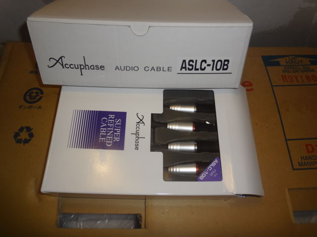 Accuphase ASLC-10B SUPER REFINED XLR CABLES 1 meter long