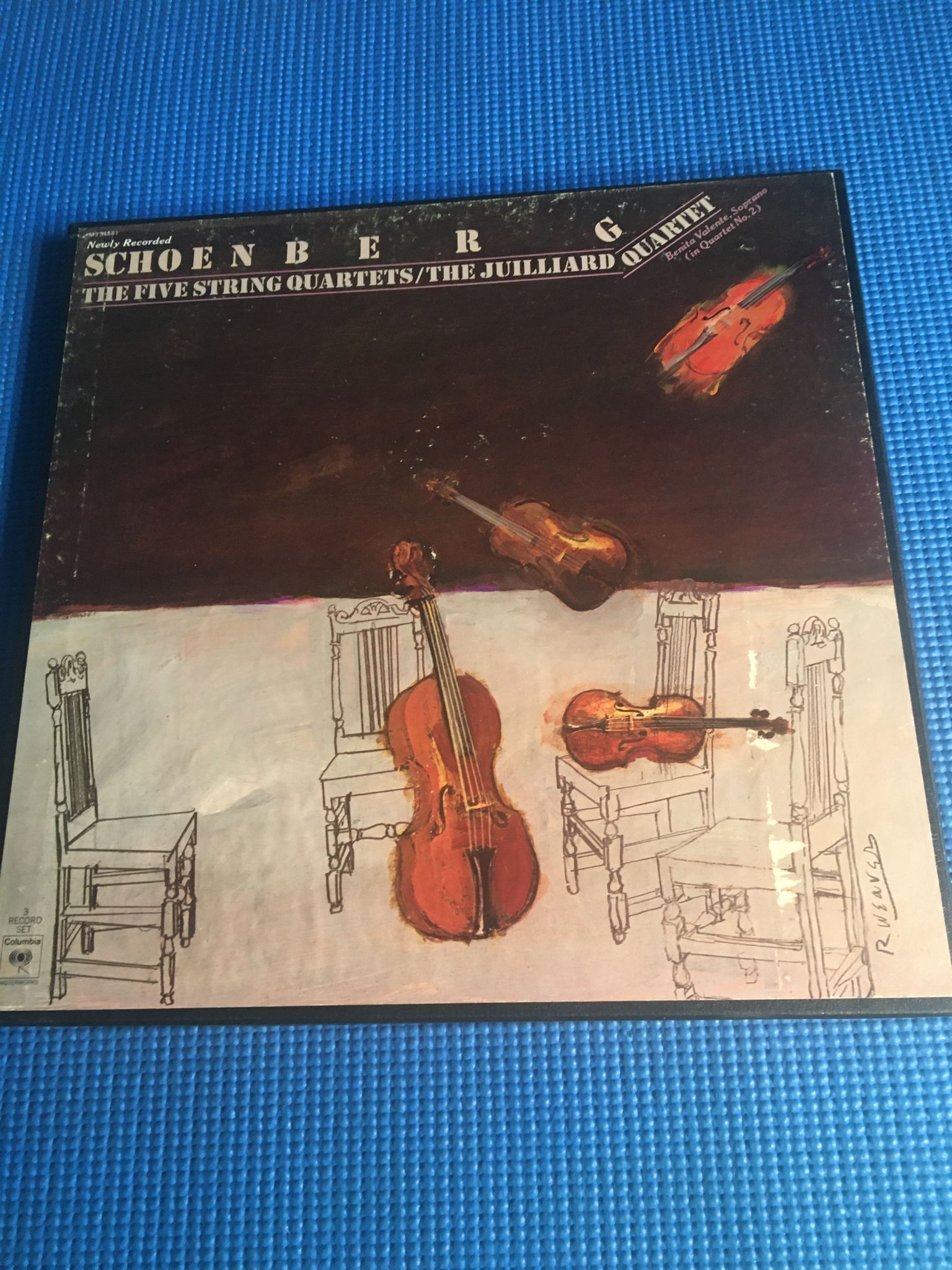 Promo Schoenberg 3 Lp record box set Columbia  The five...