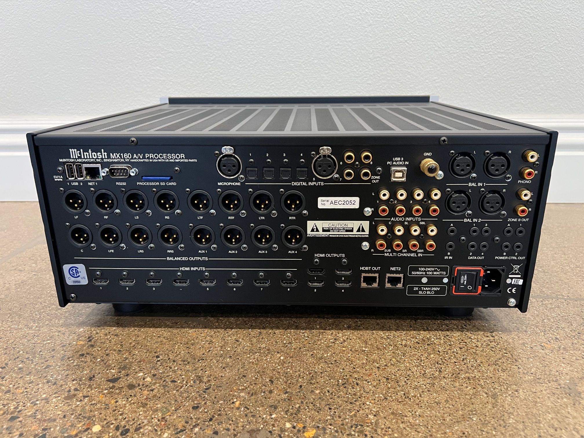 McIntosh MX-160 AV Processor -- * EXCELLENT * Condition... 6