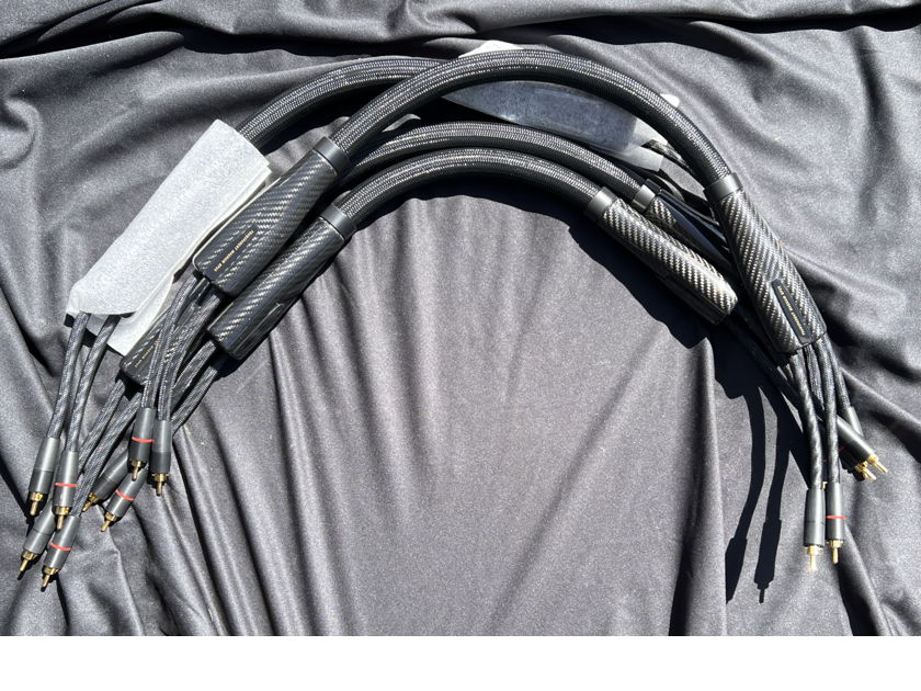 Transparent Audio Magnum Opus Speaker Cables / short jumpers 36" long (no networks):