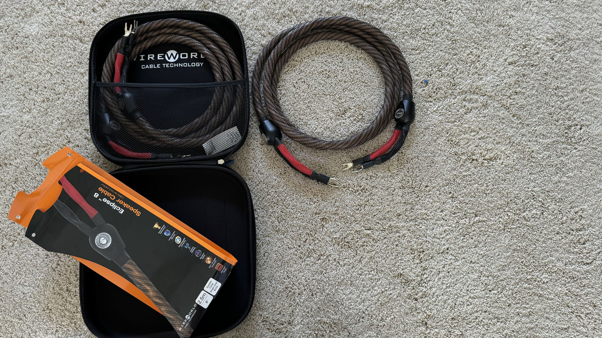 Wireworld Eclipse 8 Speaker Cables 2.5m