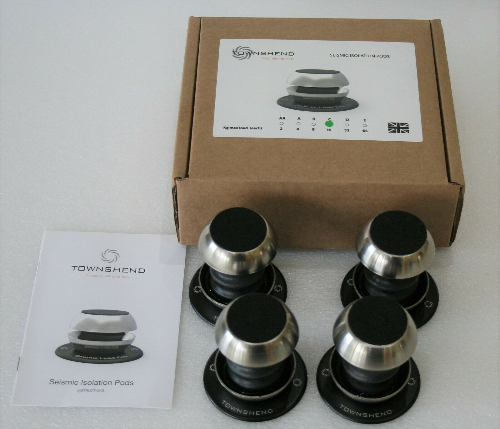 Townshend Audio Seismic 'Low frequency' Isolation Pods ...