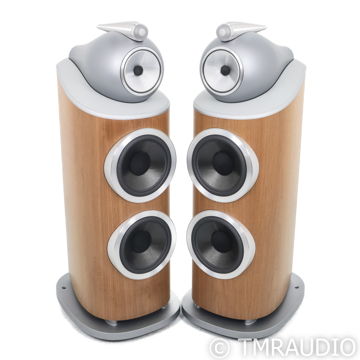 B&W 801 D4 Floorstanding Speakers; Walnut Pair (62754)