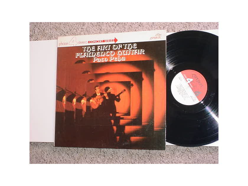 Paco Pena the art of the Flamenco guitar lp record phase 4 stereo