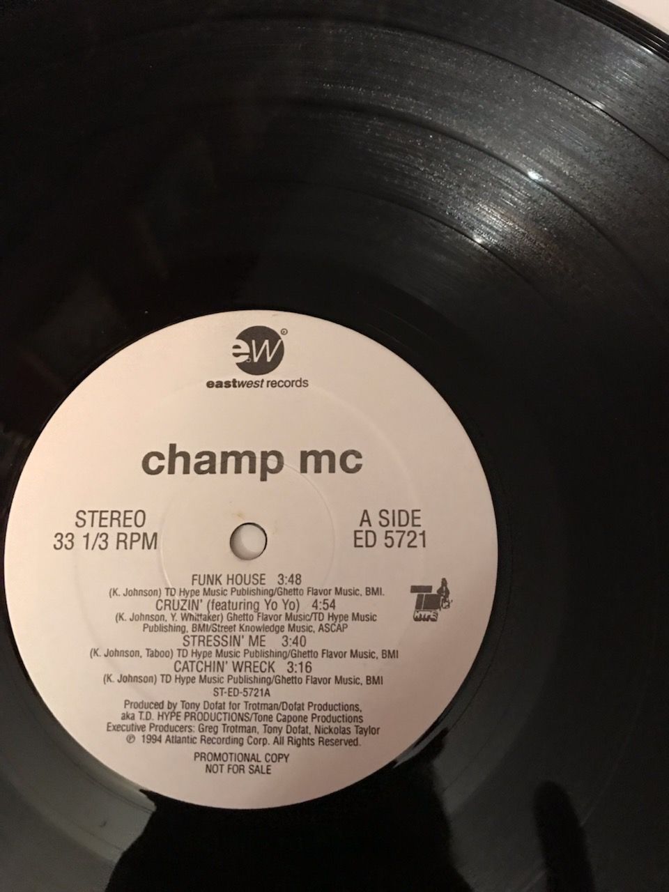 VINYL LP RECORD Champ MC ‎– Funk House  VINYL LP RECORD... 2