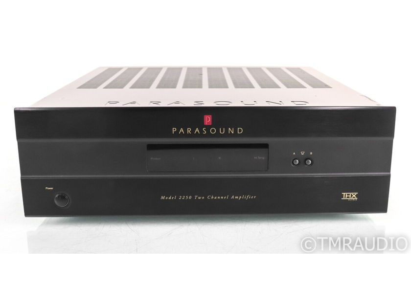 Parasound New Classic 2250 Stereo Power Amplifier; Black (31875)