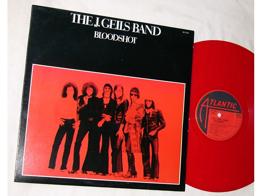THE J. GEILS BAND -  - BLOODSHOT - RARE ORIG 1973 LP - RED VINYL - ATLANTIC SD 7260
