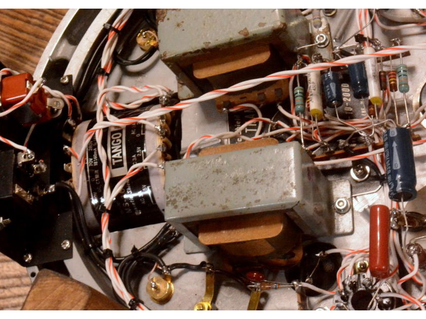 46 SE tube amplifier with　Sachsenwerk transformer driving tube 717A * 100V input