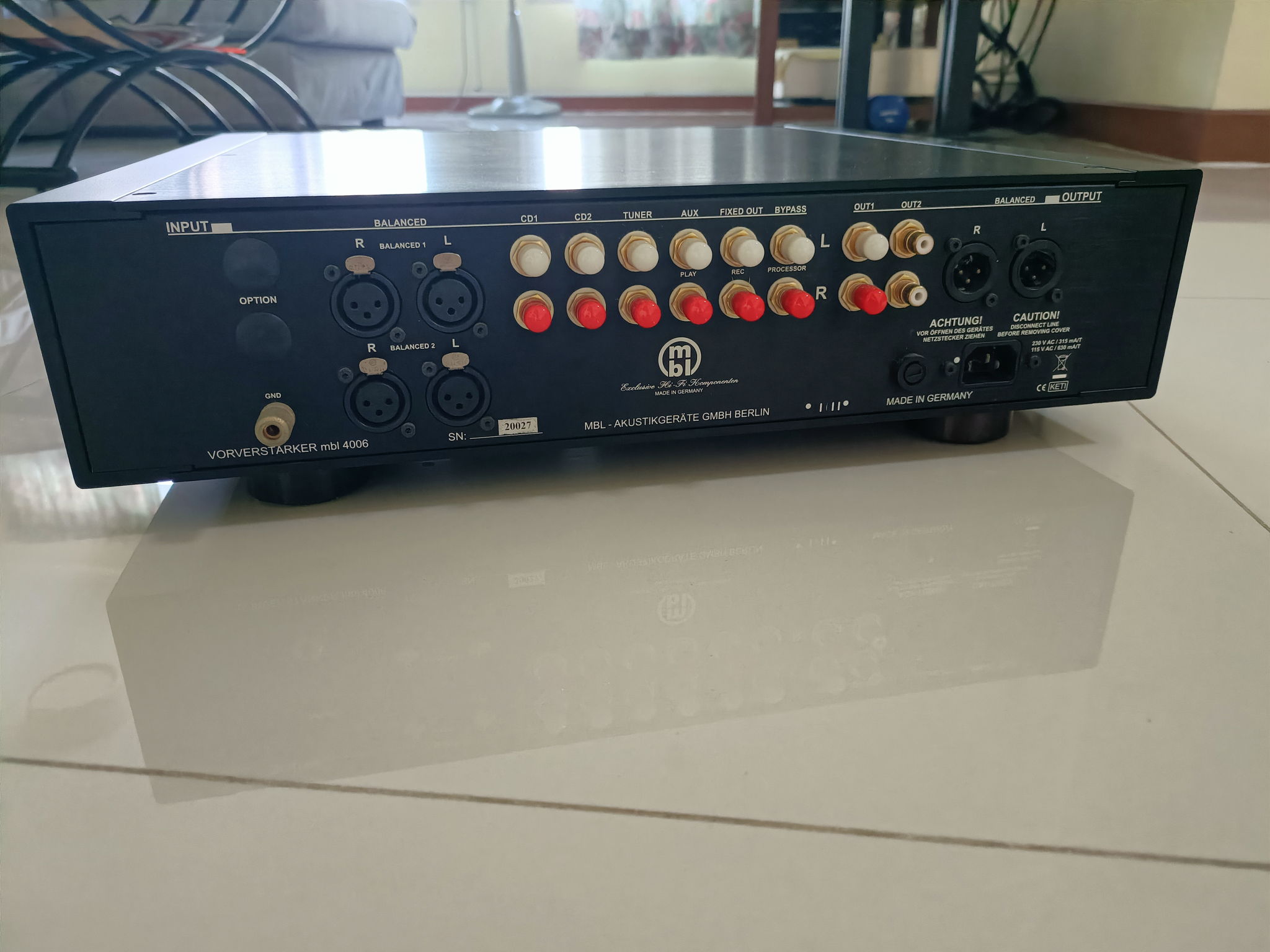 MBL 4006 Pre Amp 3