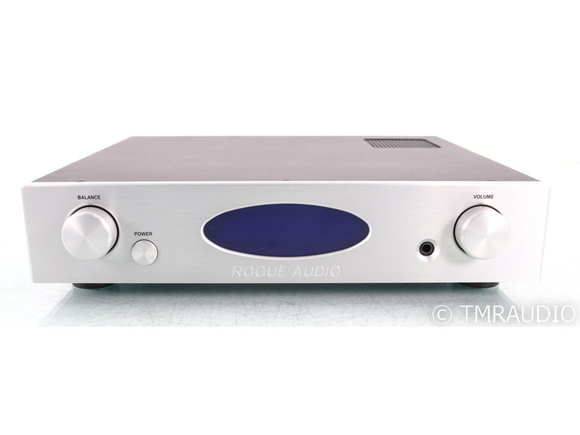 Rogue Audio RP-1 Tube Hybrid Stereo Preamplifier; MM / MC Phono; Remote; Silver (47372)