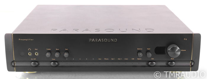 Parasound P6 2.1 Channel Preamplifier; P-6; Black; Remo...