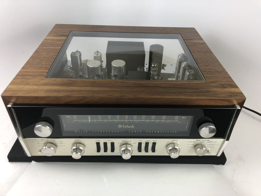 McIntosh MX110 Tuner Preamp, All Tube with Custom Cabinet