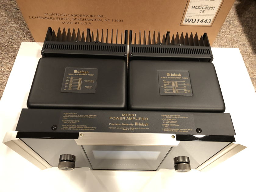 McIntosh MC-501 500 Watt Mono Amp - SINGLE AMP