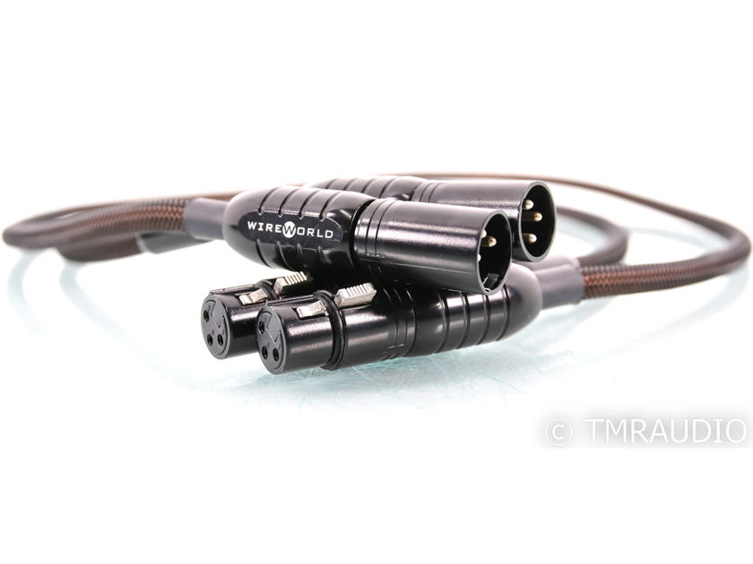 WireWorld Eclipse 7 XLR Cables; 1m Pair Balanced Interconnects (47400)