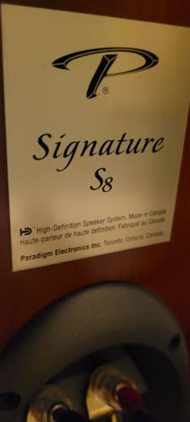 Paradigm Signature S8 v2