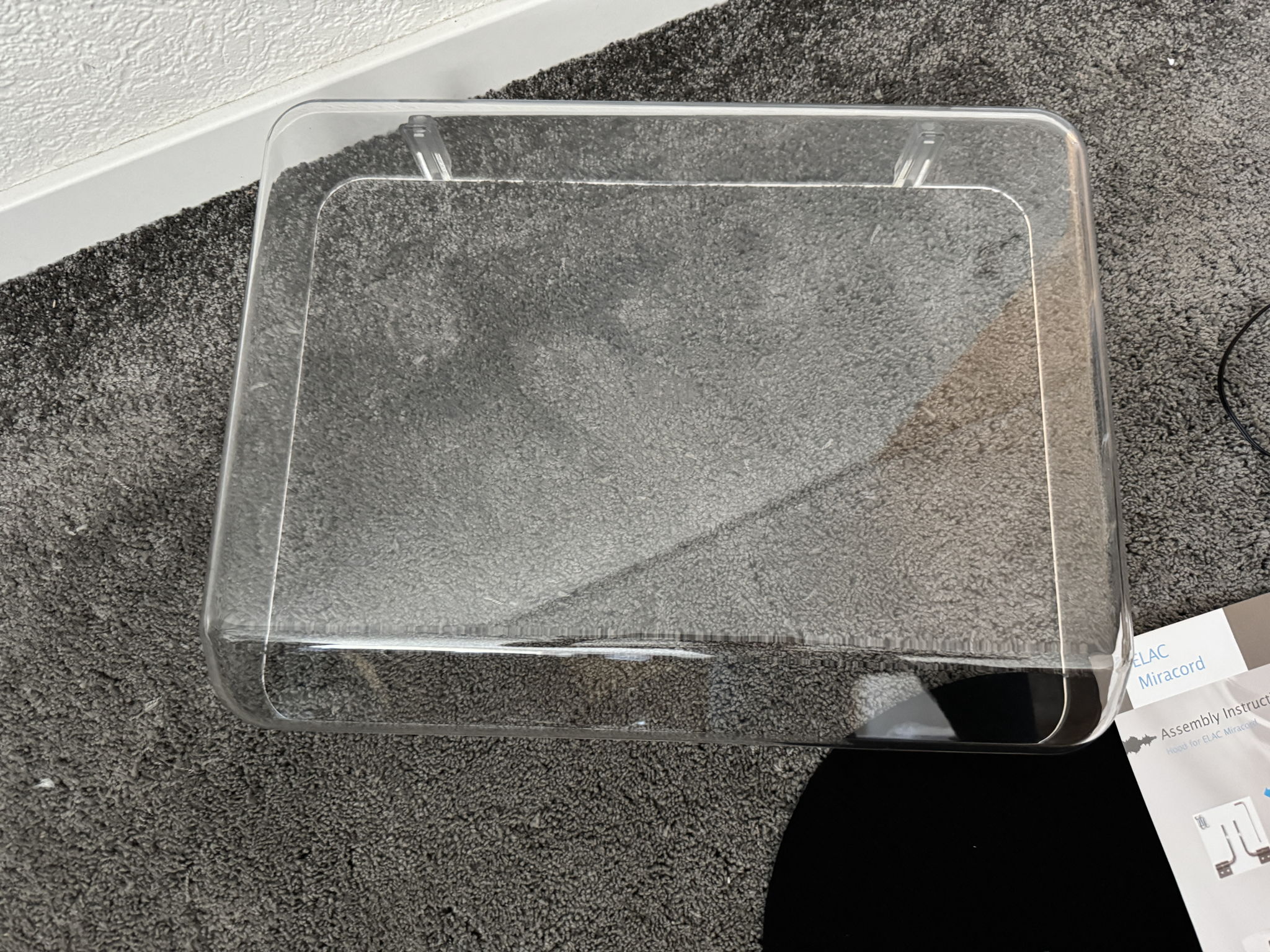 Elac Miracord 80 turntable in black with dust cover 5