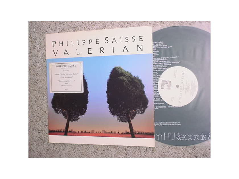 Philippe Saisse Valerian - lp record has paper insert WINDHAM HILL 1988 WH-1073 Promo stamp