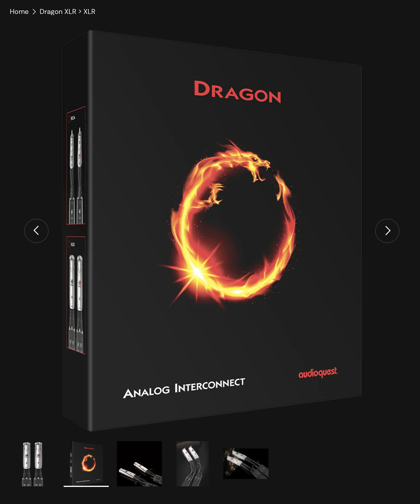 AudioQuest Dragon XLR Interconnects 1.5M - One of World... 3