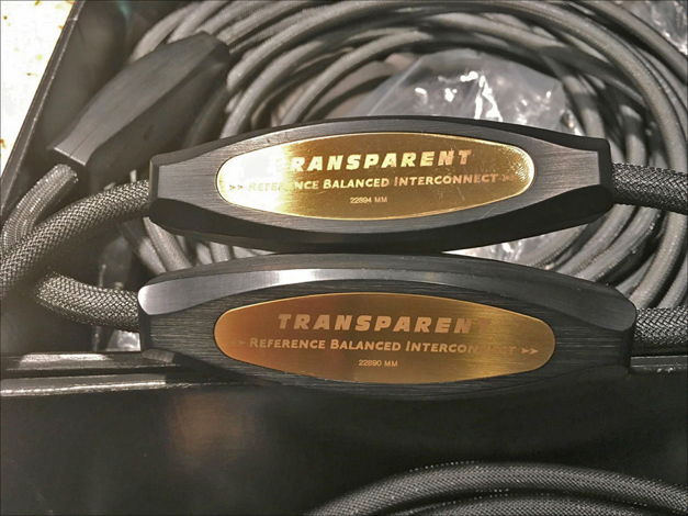 TRANSPARENT REFERENCE MM 50 feet set of XLR Interconnect