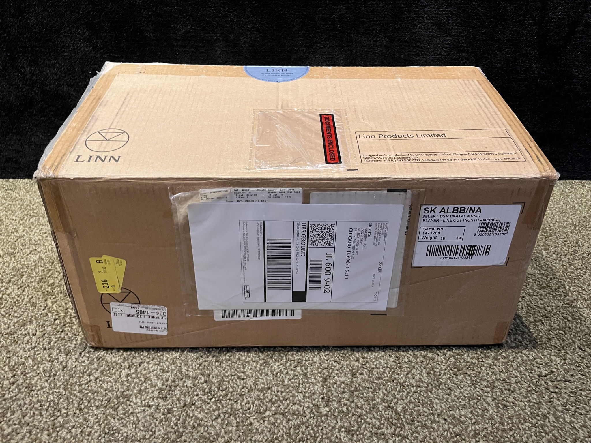 Linn Selekt DSM preamp/streamer with Katalyst DAC 10