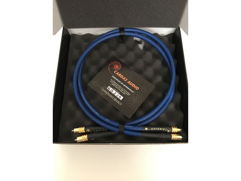 Cardas Audio Clear 1-M Pair RCA Interconnect with Certificate of Authenticity